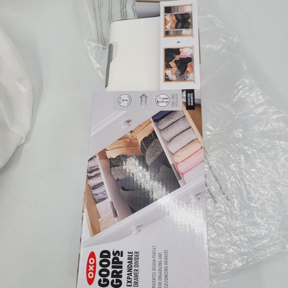 oxo good grips expandable dresser drawer divider (Set of 2) - Picture 3 of 4